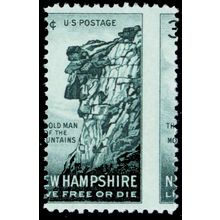 1068, Mint VF NH 3¢ New Hampshire Misperf Freak Error - Stuart Katz