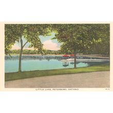 Little Lake Peterborough Ontario Canada Antique Postcard