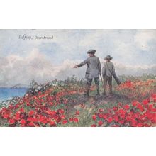 Golfers Disaster Lost Golf Ball Golfing at Overstrand Norfolk Old Rare Postcard