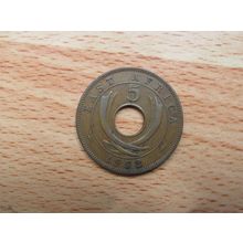 East Africa 1952 5 Cent Coin