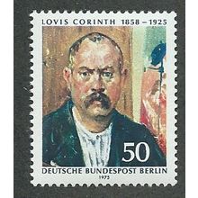 BERLIN - 1975 50pf U/M 'LOVIS CORINTH ' (EBID42-432)