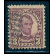 Used 635 3c Abraham Lincoln Barely Clears M09841