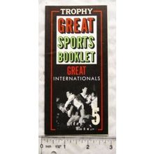 1988 Trophy Great Sports Booklet 5 Great Internationals