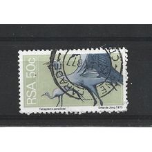 SouthAfrica.SG362 50c Stanley Cranes.Fine Used.Sep25a