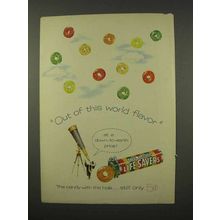 1956 LifeSavers Five Flavor Candy Ad - Out of World