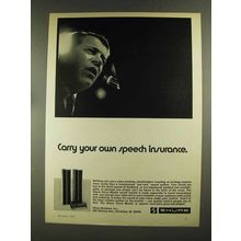1972 Shure Vocal Master Sound System Ad - Speech