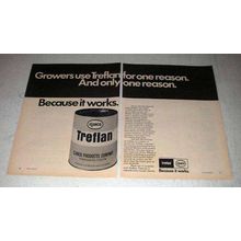 1973 Elanco Treflan Ad - Growers Use for One Reason