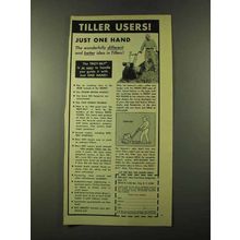 1973 Troy-Bilt Tiller Ad - Just One Hand