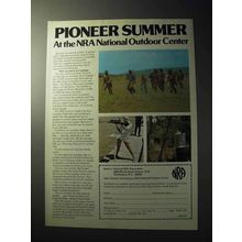 1977 National Rifle Association NRA Ad - Pioneer Summer