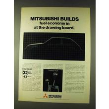 1979 Mitsubishi Motors Ad - Builds Fuel Economy