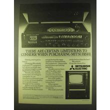 1979 Mitsubishi Music Centre MC7500 & CT2001BM TV Ad