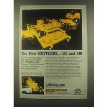 1985 Excel Hustler 320 and 340 Mowers Ad