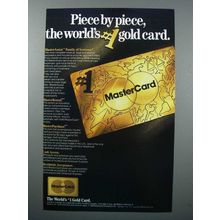 1989 MasterCard Ad - World's #1 Gold Card