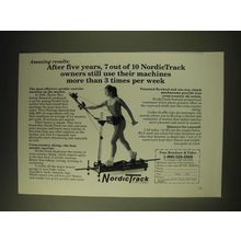 1989 NordicTrack Exercise Machine Ad - After five years, 7 out of 10