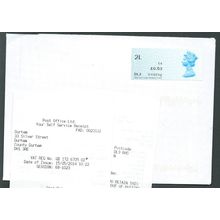 2014 2L (E4) 'POST & GO' (DURHAM) (MA12)ON COVER (EBID4007)