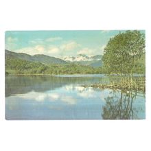 ELTERWATER & LANGDALE PIKES, THE ENGLISH LAKES.... used postcard 1977 postmark =