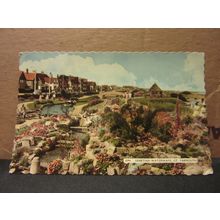 VENETIAN WATERWAYS, GT. YARMOUTH, NORFOLK used vintage postcard 1961 pm =