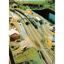 Beer Modelrama Model Railway Loft Conversation Train Postcard