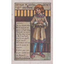 Arthur Planta Genet Duke of Britaine Antique Postcard