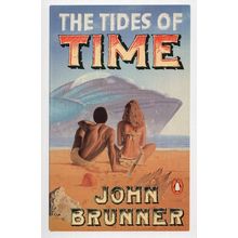 The Tides Of Time John Brunner 1986 Science Fiction Book Postcard