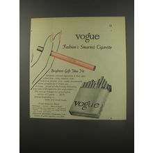 1956 Vogue Cigarettes Ad - Brightest Gift Idea Yet