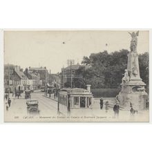 CALAIS Monument des Enfants du Calaisis France early 20th C. RPPC LL No. 100