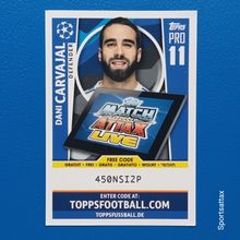 Match Attax Champions League 17/18 Pro 11 Code Karim Benzema Real Madrid