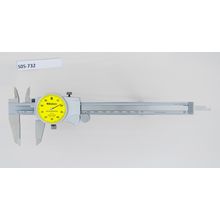 Mitutoyo 505-732 - 150mm Dial Calipers 1mm/Rev .01mm Grad