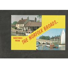 Postcard Norfolk Broads Multiview