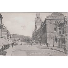 St. Giles Hill And Guildhall Winchester Hampshire Postcard (QHAM351)