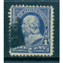 Used 264 1c Benjamin Franklin Average Plus M02985