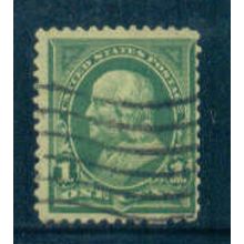 Used 279 1c Benjamin Franklin Average Plus M04394