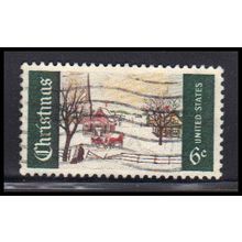 Used 1384 6c Winter Scene Very Fine KA8053
