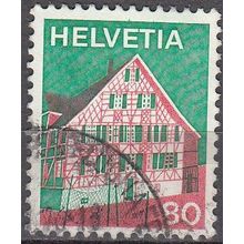 Helvetia 1973 Michel 1012 O Cote (2009) 0.70 € Vue de Ermatingen Cachet rond