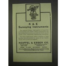 1913 Keuffel & Esser Surveying Instruments Ad