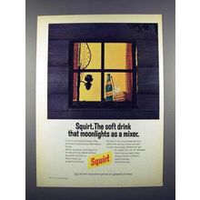 1972 Squirt Soda Ad - As a Mixer!