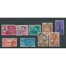 india stamps sg388 sg 388 used range 1957 1958