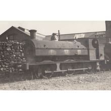 LMS Railway Class 0-4-0 ST No 1504 Scottish Train Real Photo Postcard