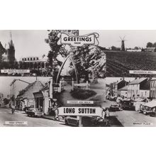 Greetings From Long Sutton Lincolnshire Postcard