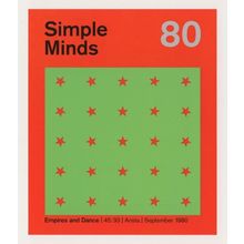 The Simple Minds Empires & Dance Arista Records New Wave LP Postcard