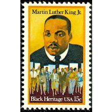 Martin Luther King Jr Black Heritage One PACK OF TEN 15¢ Stamps Scott 1771