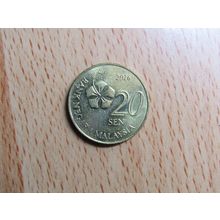 Malaysia 2016 20 Sen Coin