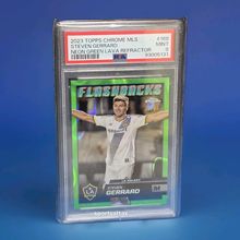 STEVEN GERRARD /99 PSA 9 2023 Topps Chrome MLS Flashback LA Galaxy