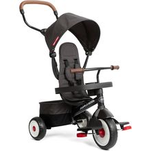 Radio Flyer Premium Stroll 'N Trike, Black Baby Trike for Ages 1-5 Years, Premiu