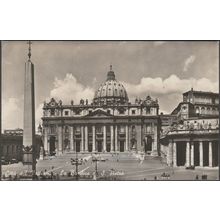 La Basilica di San Pietro, Città del Vaticano, 1943 - SAF Foto Cartolina
