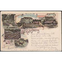 Gruss vom Felsberg, 1901 - Lautz & Isenbeck AK