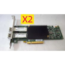 LOT OF 2 HP 792834-001 2-Port 10Gb SFP+ PCI-E 3.0 x8 Ethernet Adapter 788991-001