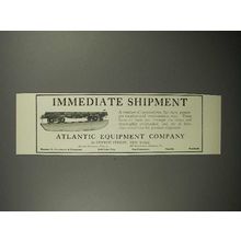 1911 Atlantic Equipment Company Flat Car Ad