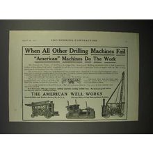 1911 American Well Works Drilling Machines Ad!