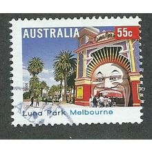 AUS 2008 55c 'TOURIST PRECINCTS -LUNA PARK (P14) ' FINE USED (EBID51-032)